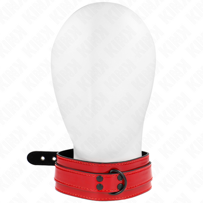 Kink - collana regolabile vino rosso 37,5-49,5 cm x 5 cm