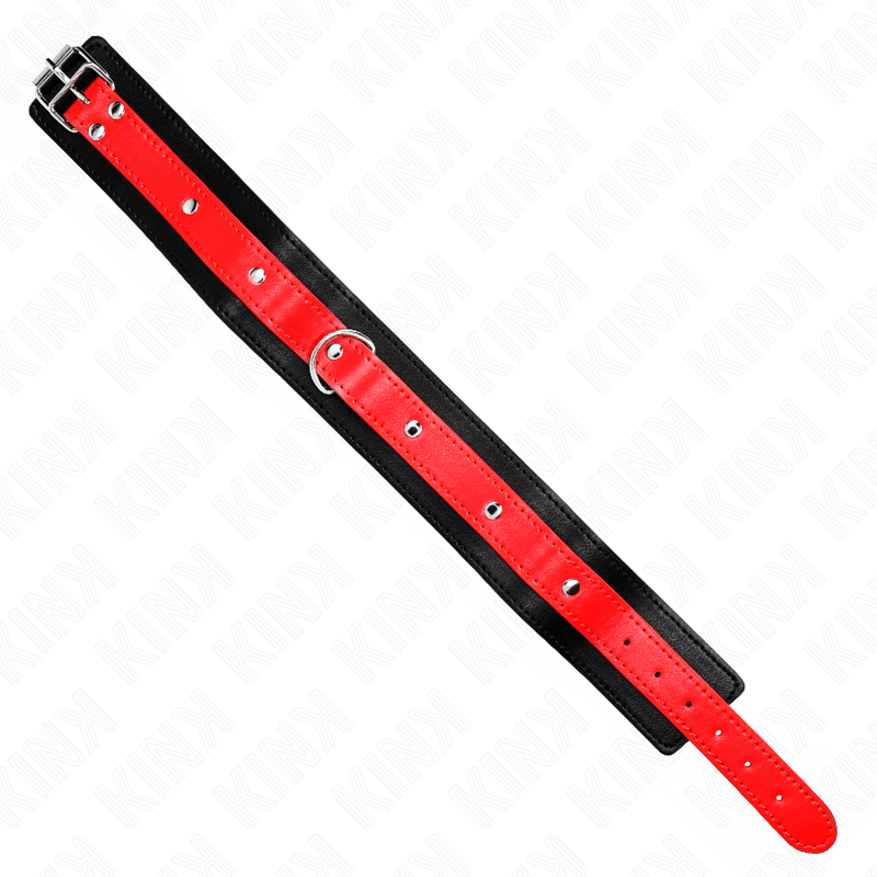 Kink - collier avec lanière rouge 65 cm réglable 36-43 cm x 5 cm