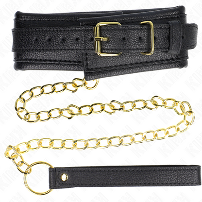 Kink - collana con cinturino in similpelle spugna modello 1 regolabile 37-54 cm x 3 cm