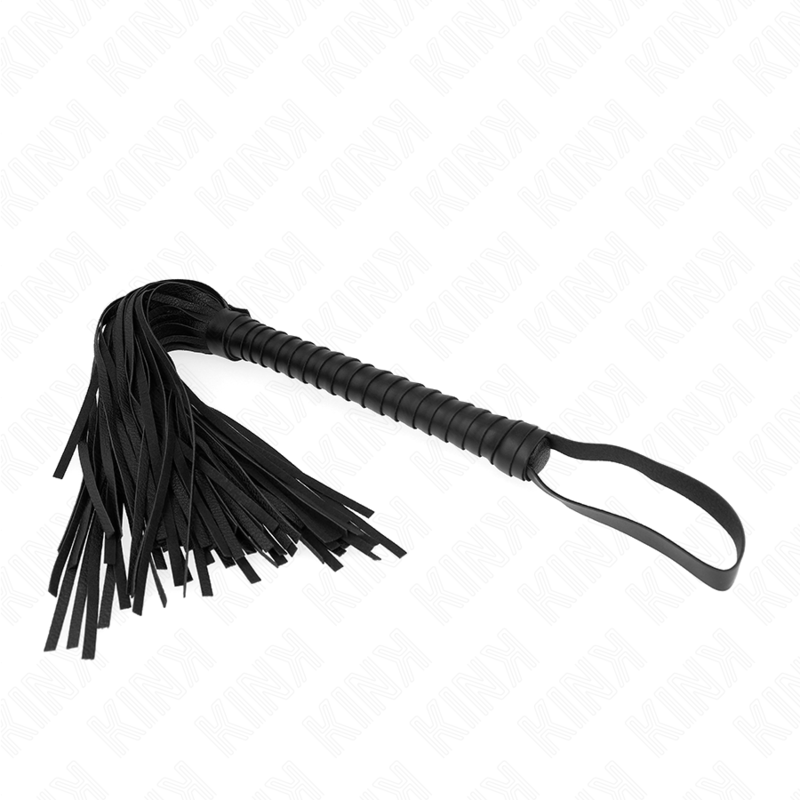Kink - frusta con manico nero strutturato 48,5 cm
