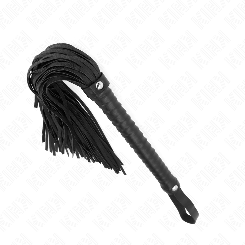 Kink - frusta con manico nero strutturato 48,5 cm