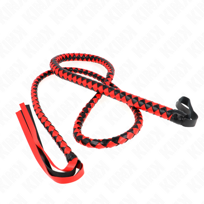 Kink - frusta serpente lunga rossa 210 cm