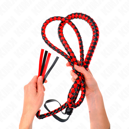 Kink - frusta serpente lunga rossa 210 cm