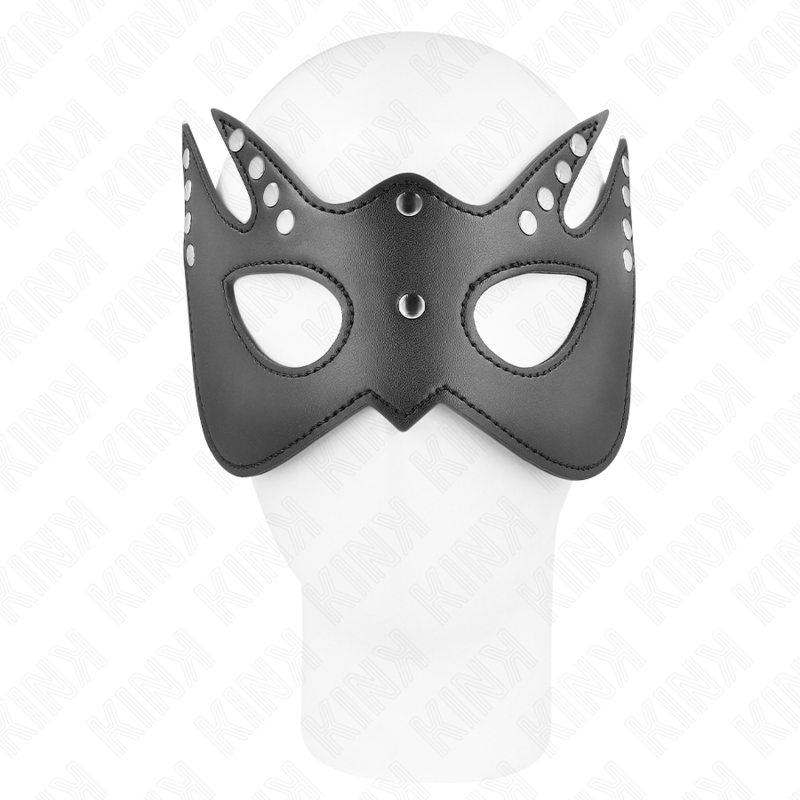 Kink - maschera pipistrello con rivetti 23 x 15 cm
