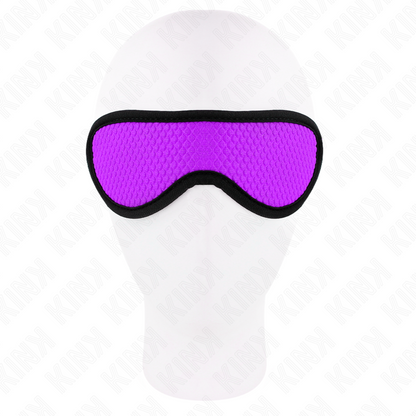 KINK - BANDE TEXTURÉE ÉCAILLÉE À BORD RECOUVERT VIOLET 20 x 7 CM