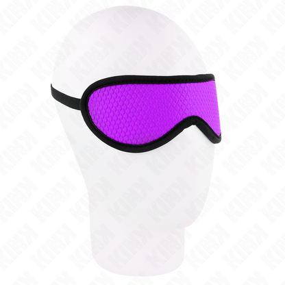 Kink - bande texturée à écailles avec bord recouvert violet 20 x 7 cm