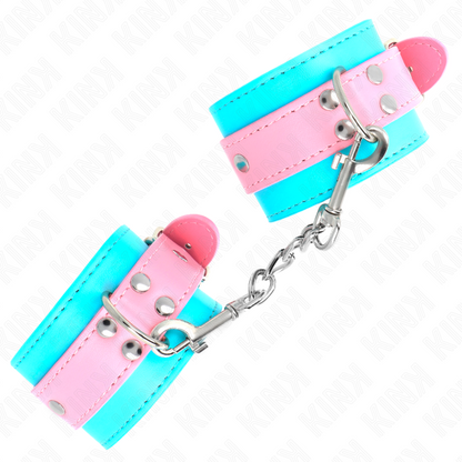 Kink - graziosi poggipolsi blu/rosa regolabili 16-28 cm x 5 cm