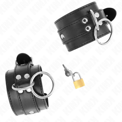 Kink - fermapolso con bloccaggio o-ring nero regolabile 20-28 cm x 5,5 cm