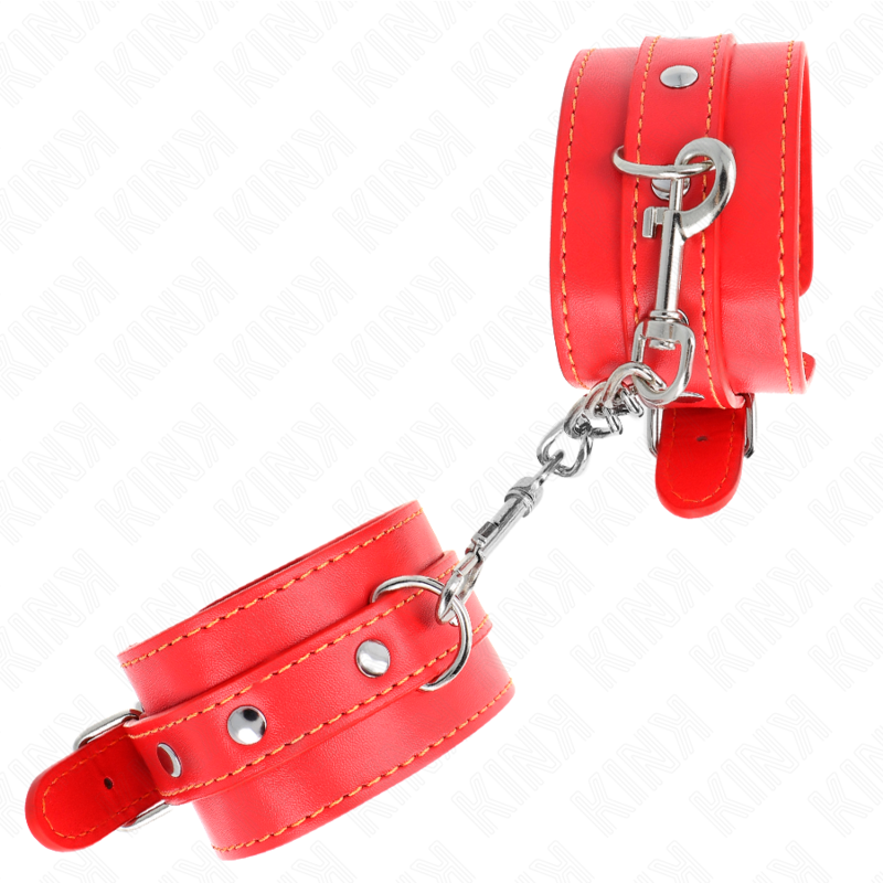 Kink - menottes fines rouges ajustables 21-33 cm