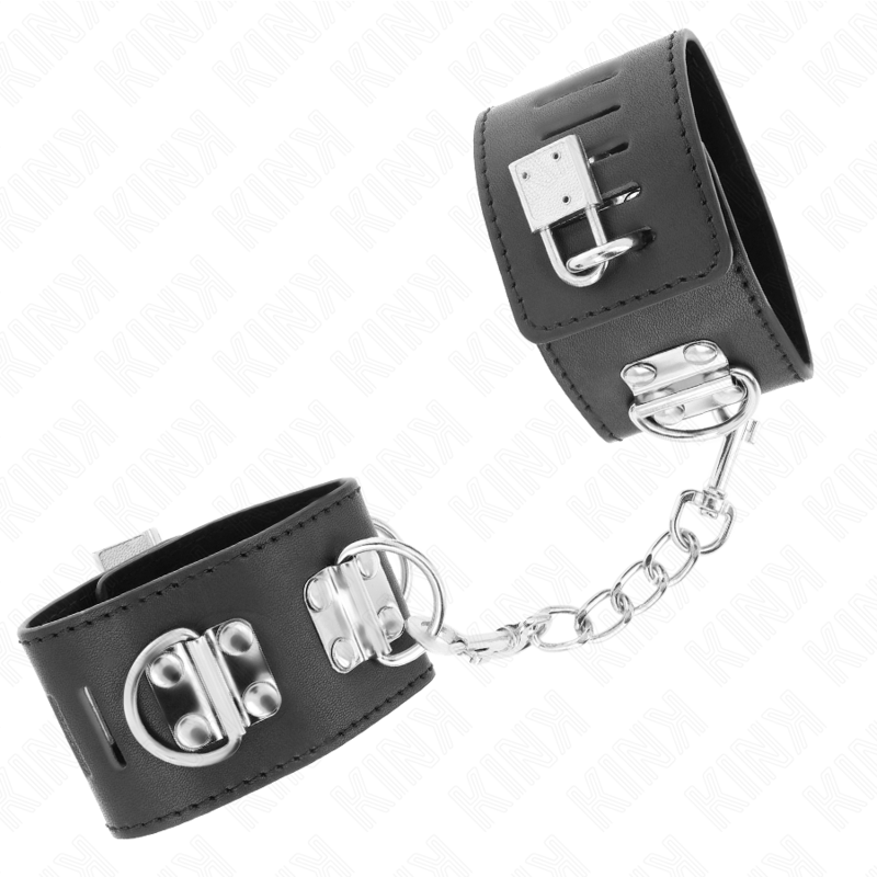 Kink - resistenza da polso multiposizione con chiusura a lucchetto nera regolabile 16-23 cm x 5,5 cm