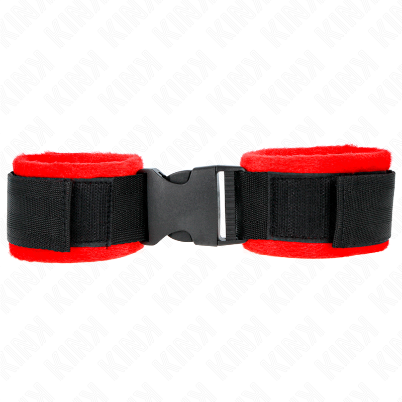 Kink - tenuta da polso in nylon hook&loop nera modello 1 ajdustable 25-35 cm x 6 cm