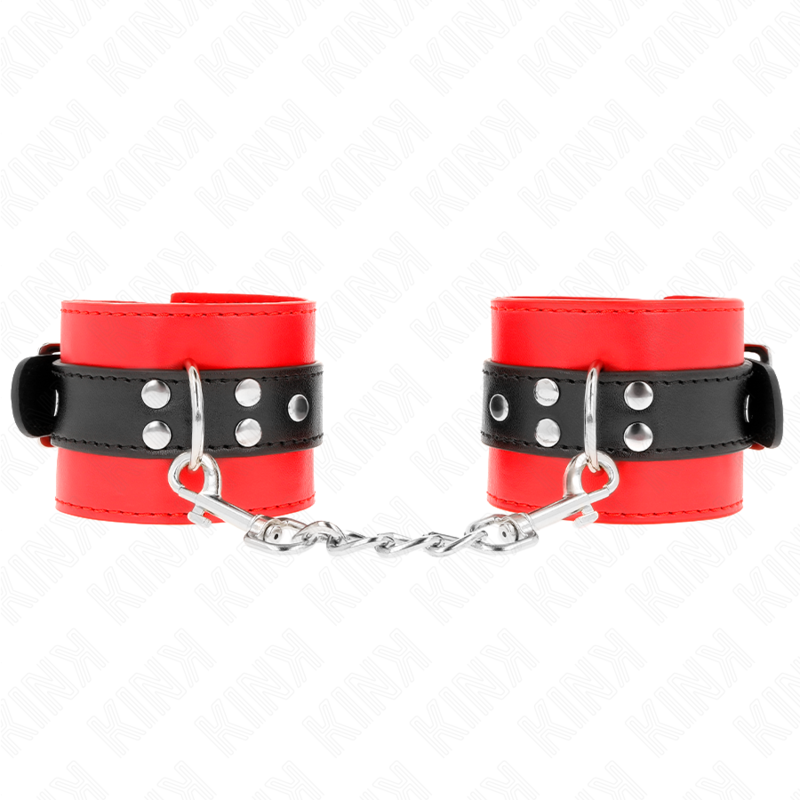 Kink - resistenza da polso rosso con cintura nera regolabile 17-28 cm x 6 cm