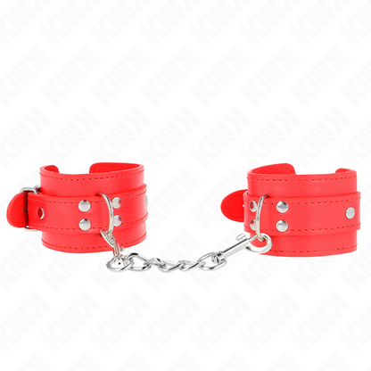 Kink - manchette de retenue simple rouge réglable 20-23 cm x 5,5 cm