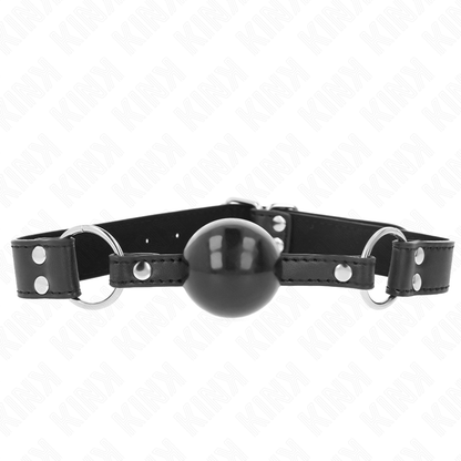 Kink - palla morbida e solida bavaro 4 cm con cinturino in similpelle 62 x 2,5 cm regolabile 42-58 cm