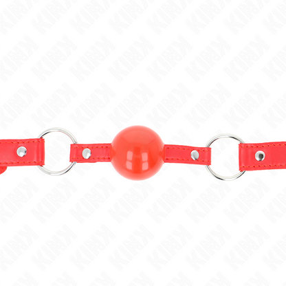 Kink - balla in tpe 4 cm con serratura rojo 60 x 2 cm