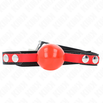 Kink - palla morbida in tpe 4 cm modello gag 4 60 x 2 cm regolabile 37-52 cm