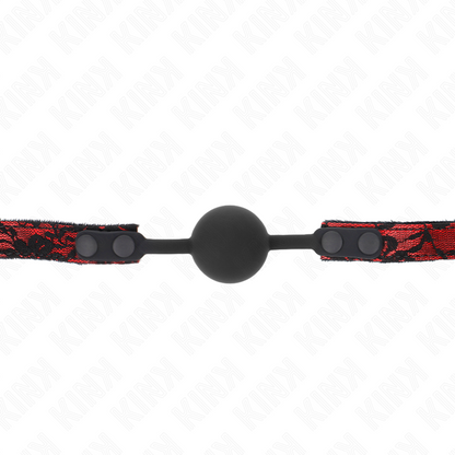 Kink - sfera in silicone scandalo 4 cm modello gag 1 65 x 2 cm