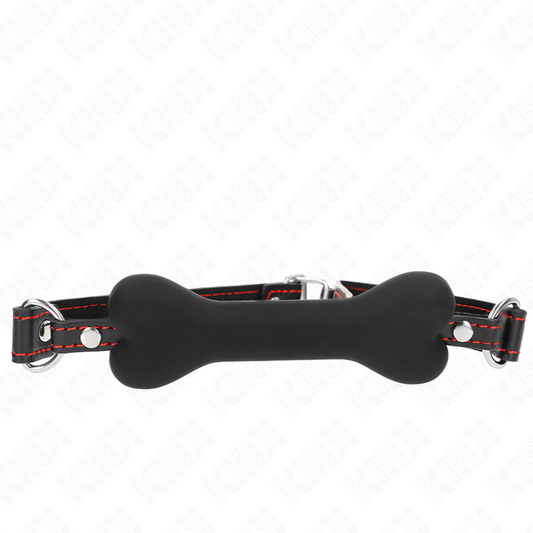 Kink - osso nero 12 cm bavaglio 63 x 2 cm