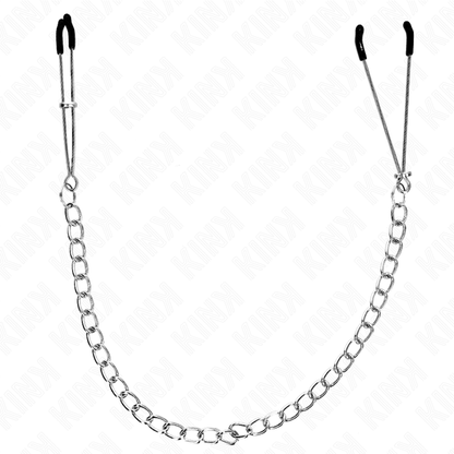 Kink - pinze per capezzoli sottili con catena spessa 30 cm