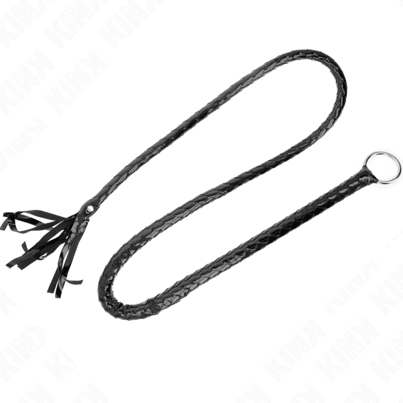 Kink - frusta lunga in pvc lucido 138 cm