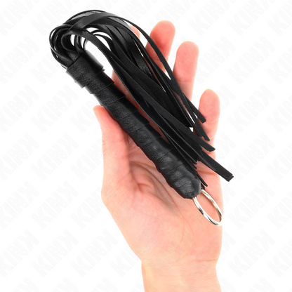 Kink - mini frusta nera semplice 28 cm