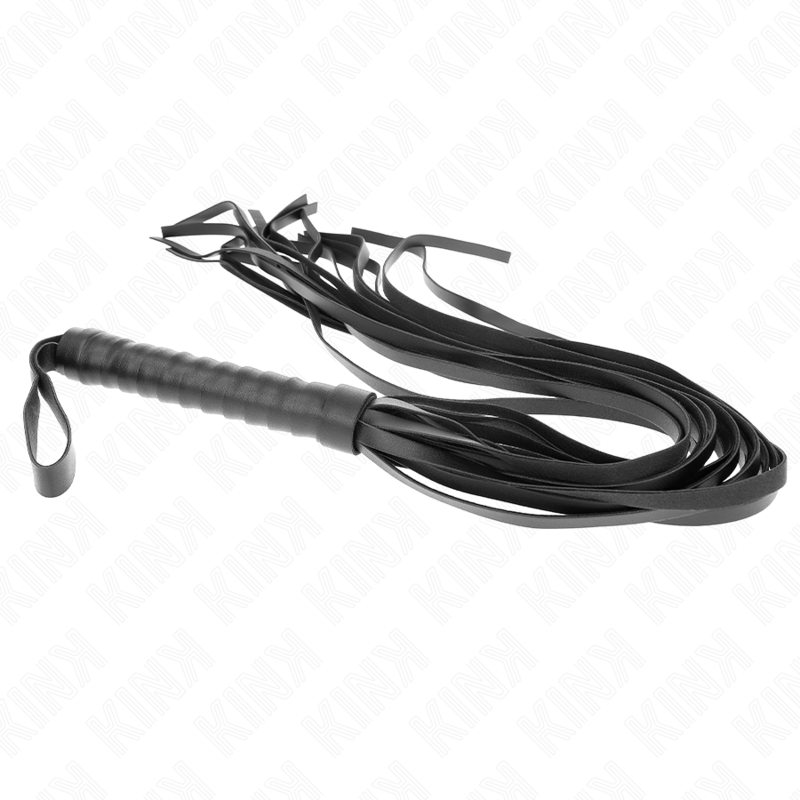 Kink - frusta negro manico corto coda lunga 70 cm