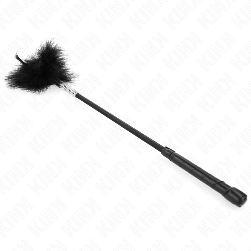 KINK - PLUMEAU CHATOUILLEUR AVEC MANCHE STRASS 50 CM