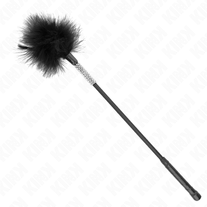 KINK - PLUMEAU CHATOUILLEUR AVEC MANCHE STRASS 50 CM