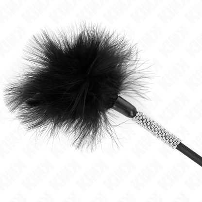 KINK - PLUMEAU CHATOUILLEUR AVEC MANCHE STRASS 50 CM