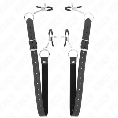 Kink - 4 pinze clit regolabili 34-48 cm
