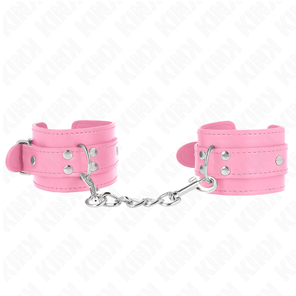 Kink - resistenza da polso semplice rosa regolabile 20-23 cm x 5,5 cm