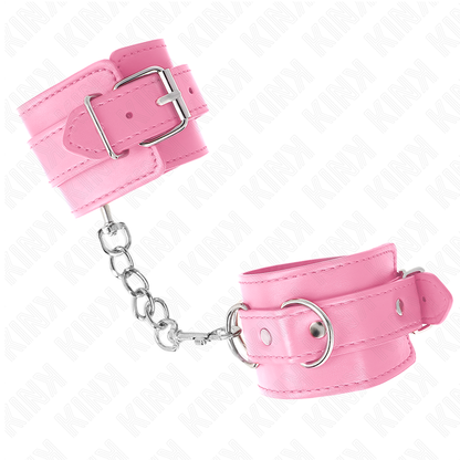 Kink - resistenza da polso semplice rosa regolabile 20-23 cm x 5,5 cm
