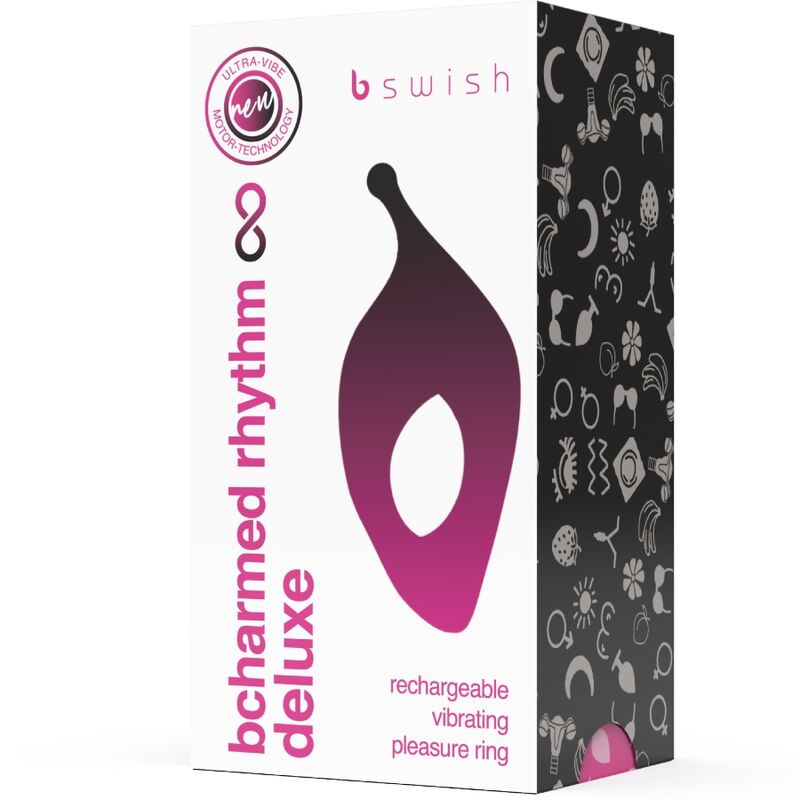 Anello per il pene B Swish Bcharmed Rhjthm Deluxe Nero