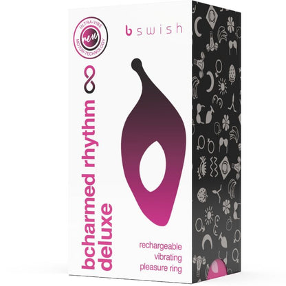 Anello per il pene B Swish Bcharmed Rhjthm Deluxe Nero