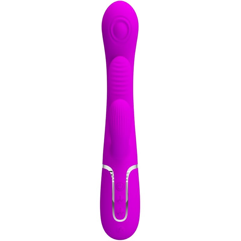 PRETTY LOVE - SHANIA VIBRATORE TRIPLO CONIGLIO MULTIFUNZIONE ROSA