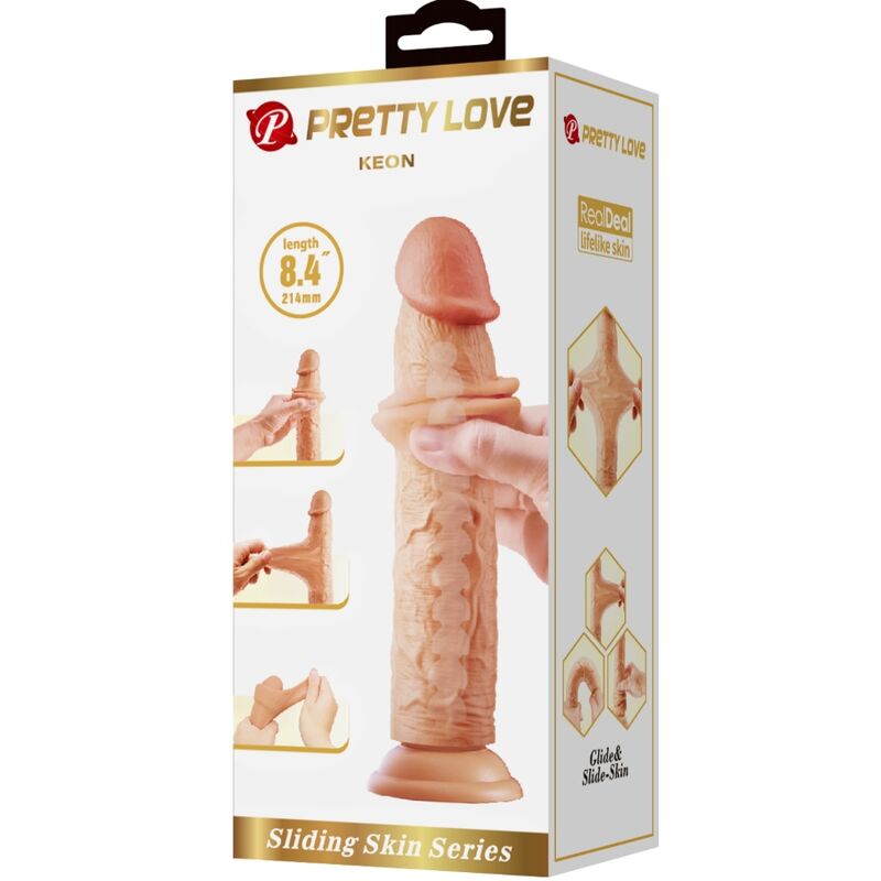 Pretty love - Keon Dildo réaliste 21 cm chair