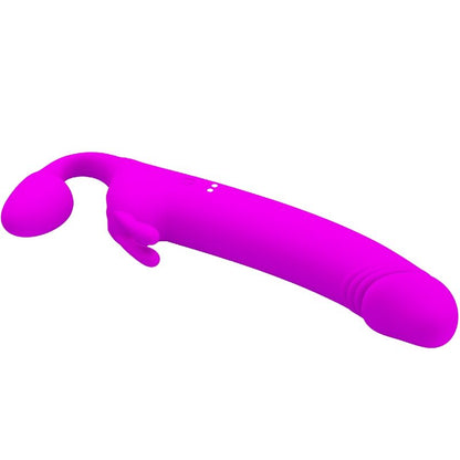 Pretty Love - gode ceinture sans bretelles zanini 10 vibrations violet