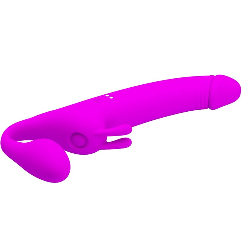 Pretty Love - gode ceinture sans bretelles zanini 10 vibrations violet