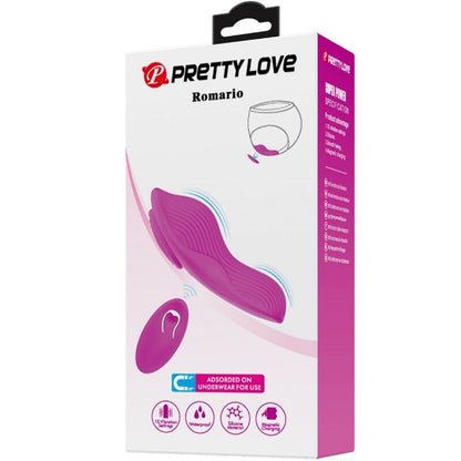 Vibromasseur Télécommandé Pretty Love Romario Fuchsia