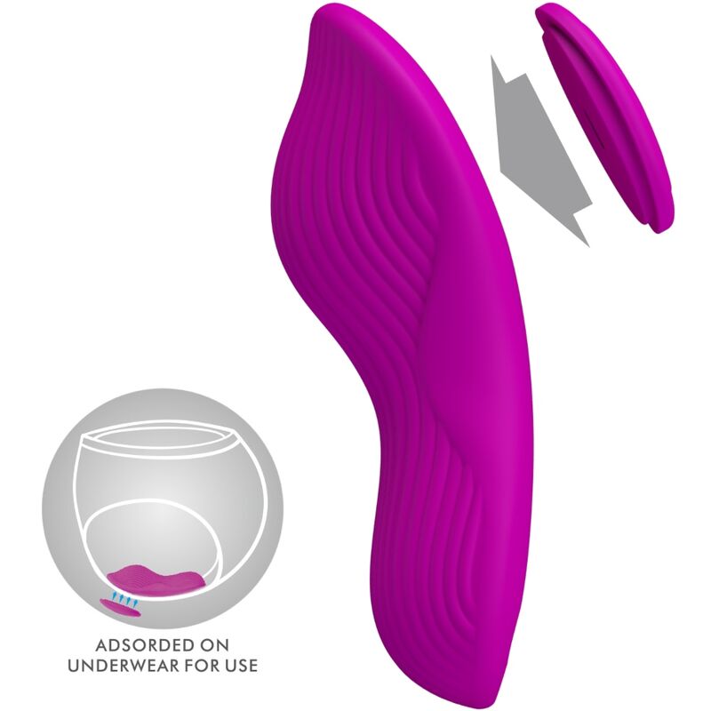 Vibromasseur Télécommandé Pretty Love Romario Fuchsia