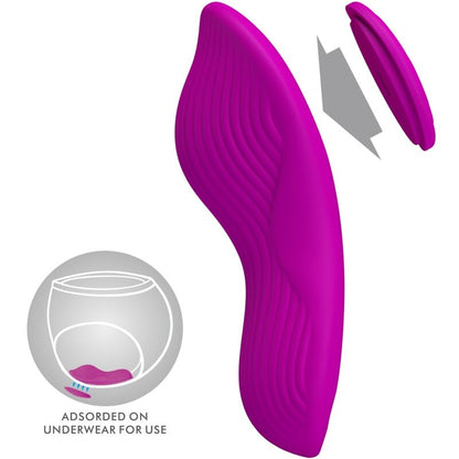 Vibromasseur Télécommandé Pretty Love Romario Fuchsia