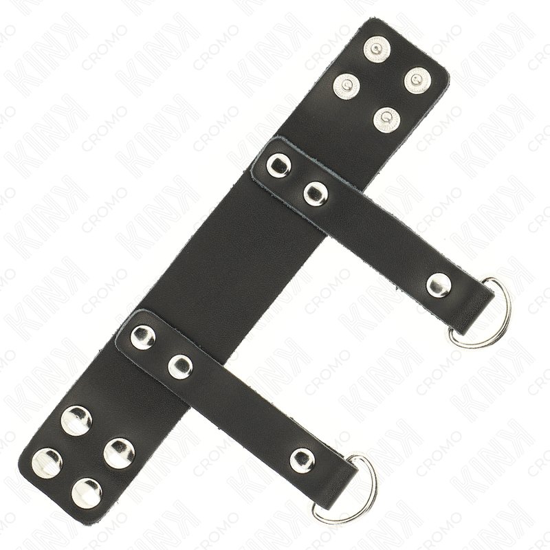 Kink - anello per pene con anelli a forma di "d" 18,5 x 3,3 cm