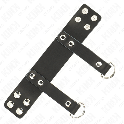 Kink - anello per pene con anelli a forma di "d" 18,5 x 3,3 cm