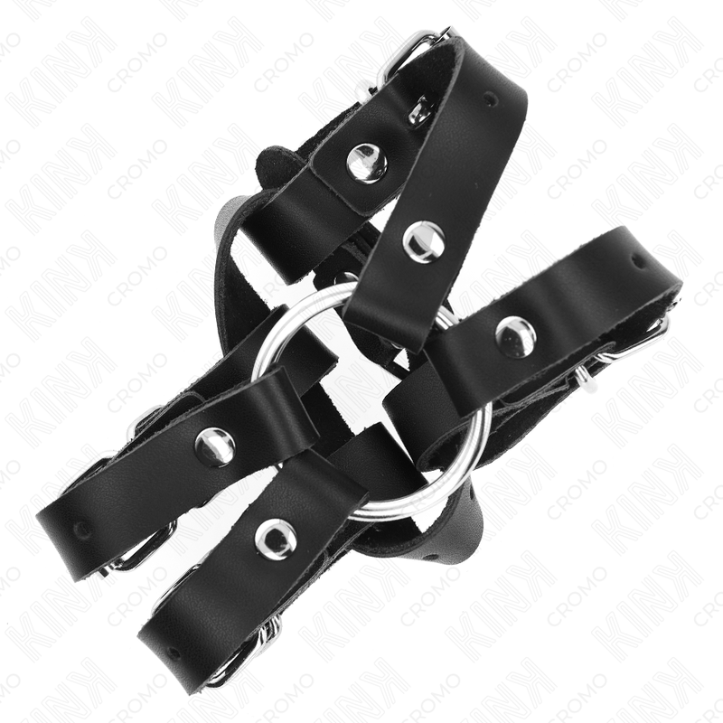 Kink - anello per pene con cinghie multiple regolabili