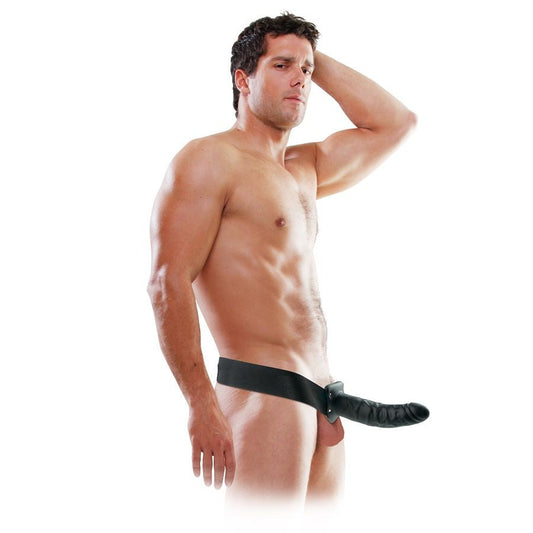 Fantasia fetish 19 cm cavo con cinturino nero