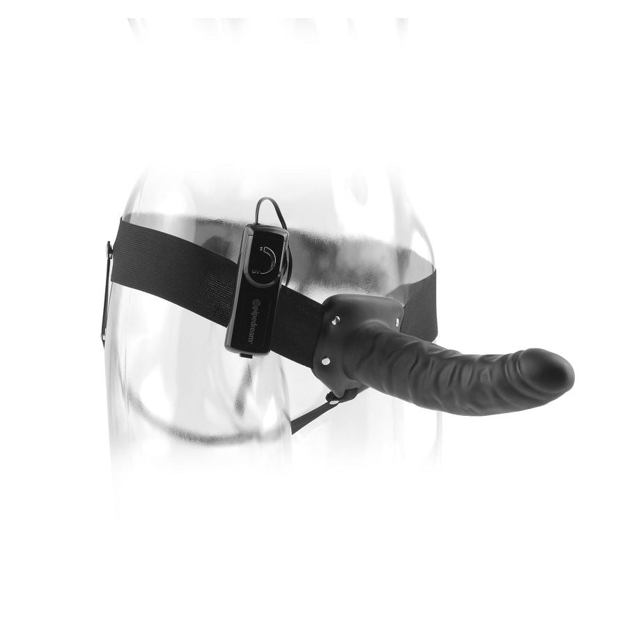 Fantasia fetish 19 cm vibrante con cinturino nero