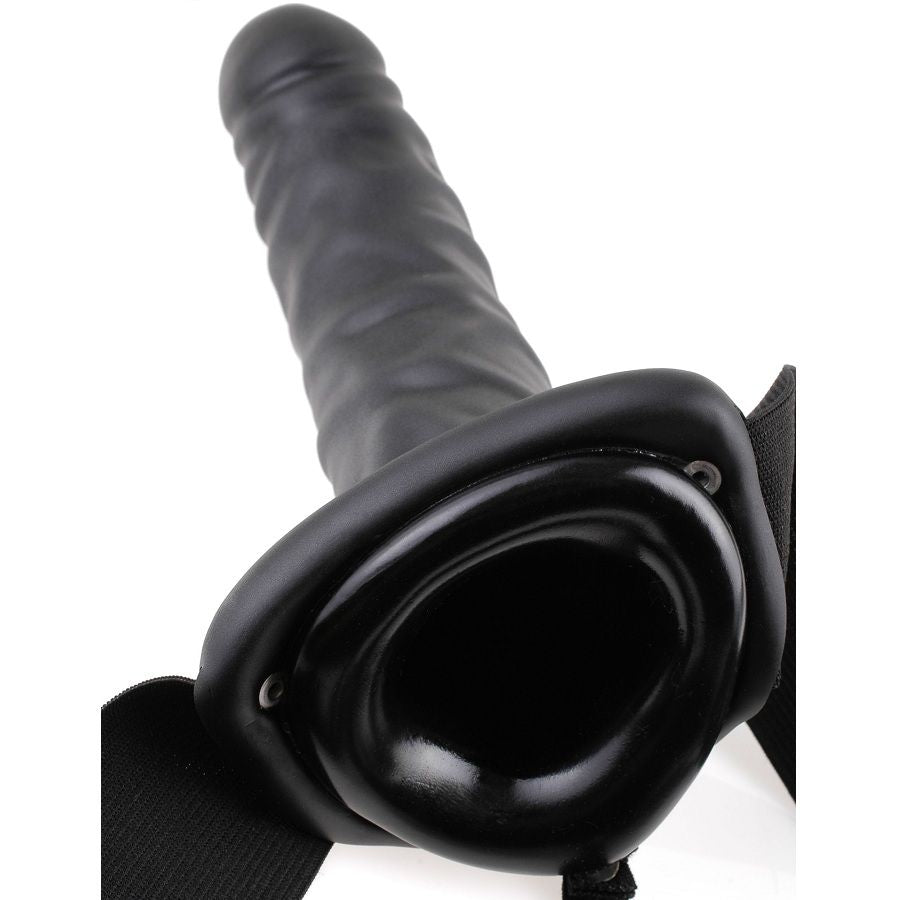 Fantasia fetish 19 cm vibrante con cinturino nero