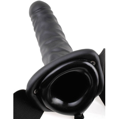 Fantasia fetish 19 cm vibrante con cinturino nero