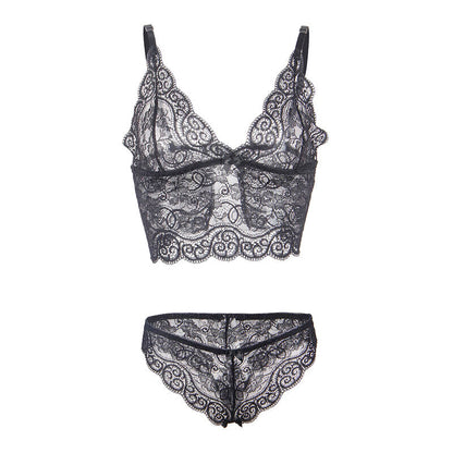 Subblime - 953928 nuisette en soie et dentelle + slip noir l/xl