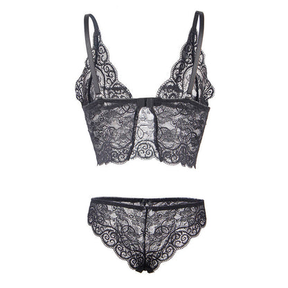 Subblime - 953928 nuisette en soie et dentelle + slip noir l/xl